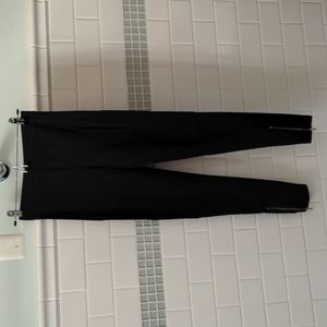 J. Crew black zip up leggings. Sz XS